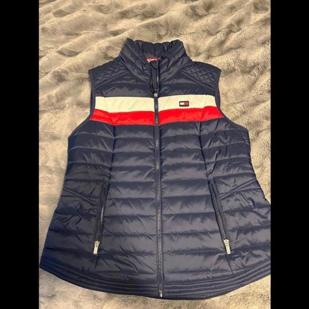 Tommy Hilfiger Sport Puffer Vest - Navy, Size XL